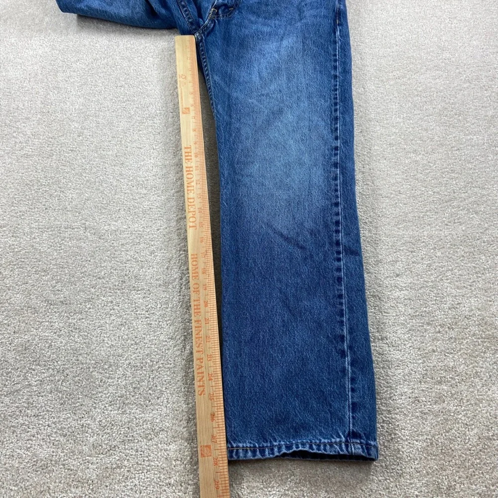 Levi's 555 Jeans Mens 30x30 Blue Classic Straight Leg Denim A7223-0011
